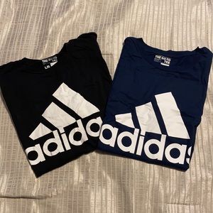 Black and Navy Adidas Large Tshirt Lot